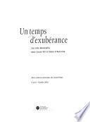 Un temps d'exubérance