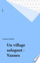 Un village solognot : Vannes