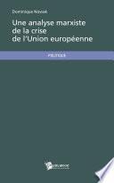 Une analyse marxiste de la crise de l'Union européenne