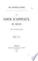 Une ancienne justice