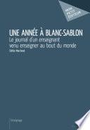 Une année à Blanc-Sablon
