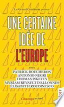 Une certaine idée de l'Europe