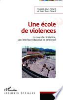Une école de violences