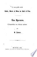 Une Épreuve
