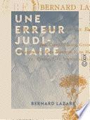 Une erreur judiciaire