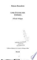 Une étude des poésies d'Émile Nelligan