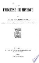 Une faiblesse de Minerve