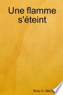 Une flamme s'éteint