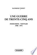 Une guerre de trente-cinq ans