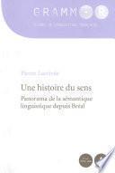 Une histoire du sens