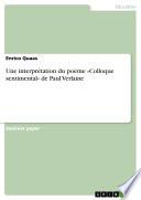 Une interprétation du poème »Colloque sentimental« de Paul Verlaine