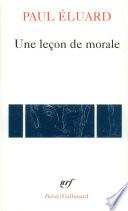 Une leçon de morale