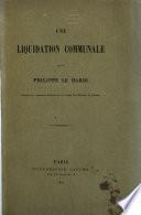 Une liquidation communale [Noyon] sous Philippe le Hardi