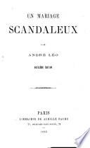 Une mariage scandaleux
