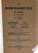 Une mission biologique belge au Brésil (août 1922-mai 1923)