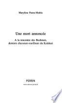Une mort annoncée