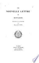 Une nouvelle lettre
