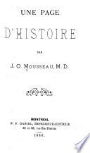 Une page d'histoire