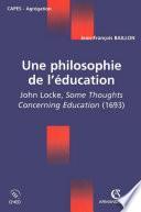 Une philosophie de l'éducation