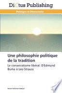 Une philosophie politique de la tradition
