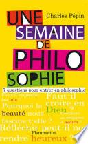 Une semaine de philosophie