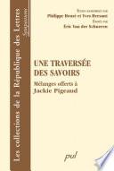 Une traversée des savoirs
