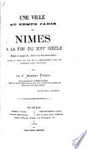 Une ville au temps jadis