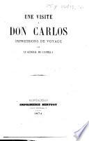 Une visite à Don Carlos