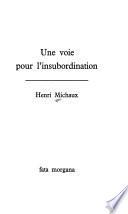 Une voie pour l'insubordination