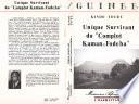 Unique survivant du complot Kaman-Fodeba 