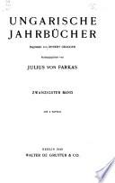 Ural-Altaische Jahrbücher
