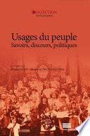 Usages du peuple