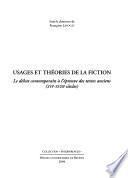 Usages et théories de la fiction