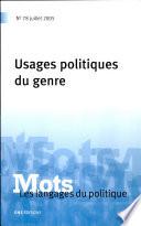 Usages politiques du genre