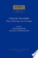 Using the Encyclopédie