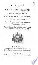 Vadé à la grenouillère,