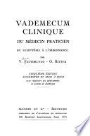 Vademecum clinique du médecin praticien