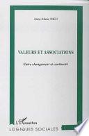 VALEURS ET ASSOCIATIONS