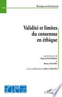 Validité et limites du consensus en éthique