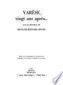 Varèse, vingt ans après---