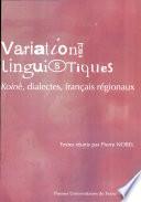 Variations linguistiques