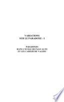 Variations sur le paradoxe