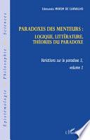 Variations sur le paradoxe
