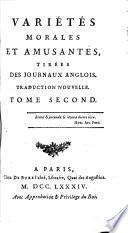Variétés morales et amusantes, tirées des journaux anglois