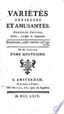 Variétés sérieuses et amusantes, 4