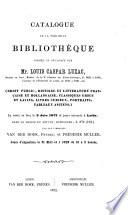 Veilingcatalogus, boeken van Louis Caspar Luzac, 3 tot 8 juni 1872