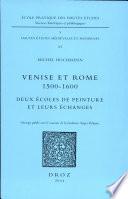 Venise et Rome 1500-1600