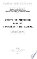 Vérité et méthode dans les Pensées de Pascal