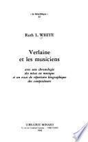 Verlaine et les musiciens
