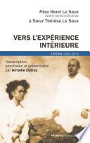 Vers l'expérience intérieure